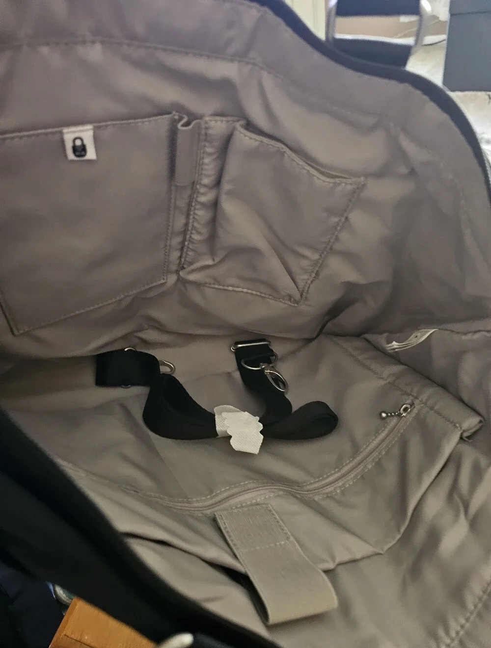 Baggallini Any Day Laptop Tote Bag Lg RFID Black (NWT)